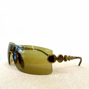 Christian Dior millennium green bubble wrap sunglasses